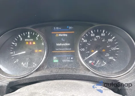 2019 Nissan Rogue Sv из США, поврежденный, VIN 5N1AT2MT2KC757085